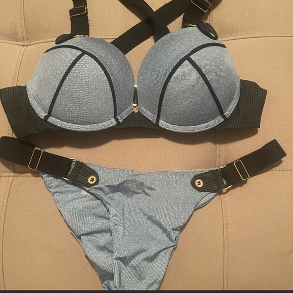 Beach Bunny Other - Beach Bunny Denim Look Bikini